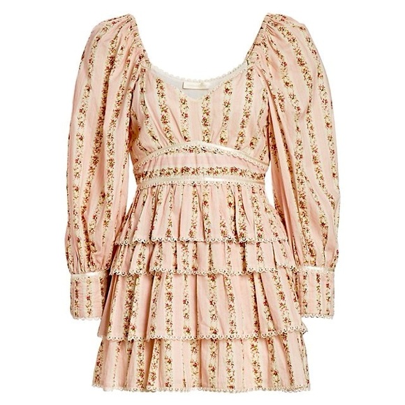 LoveShackFancy Dresses & Skirts - LOVESHACKFANCY ASTOR Floral Dress MACAROON Size 4